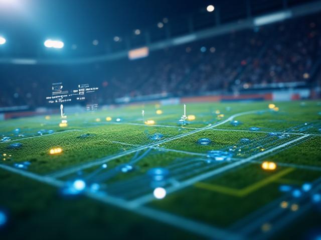 Diagrama tático detalhado de uma partida de futebol